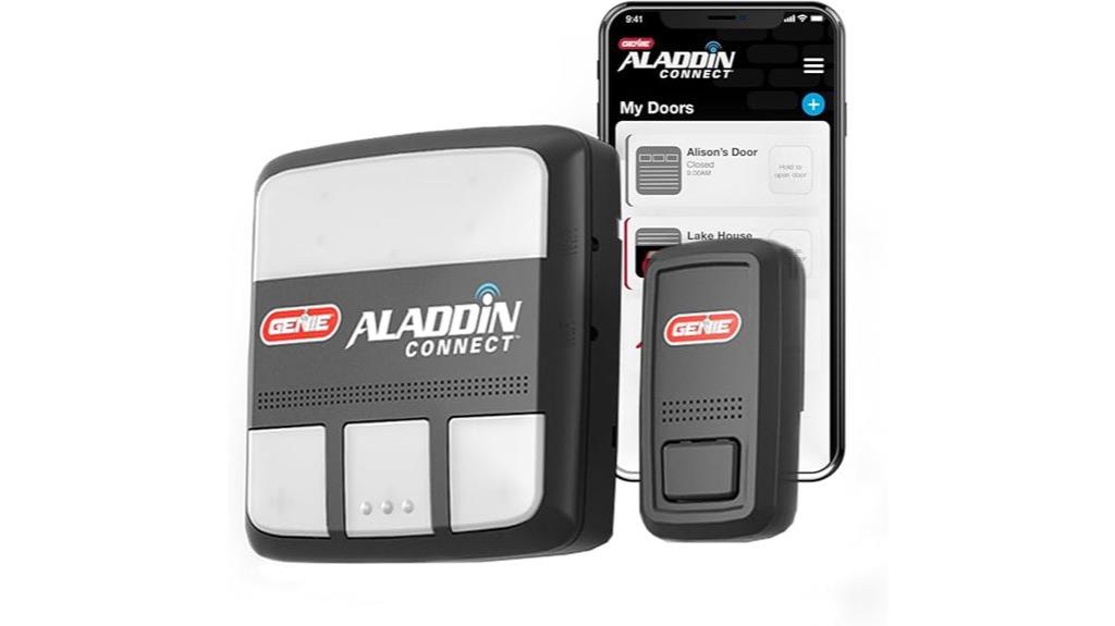 smartphone compatible garage opener