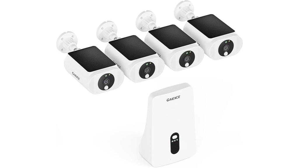 solar security camera system