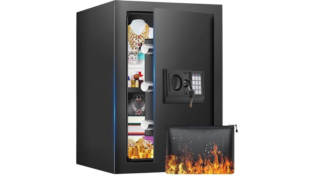 tall digital safe box