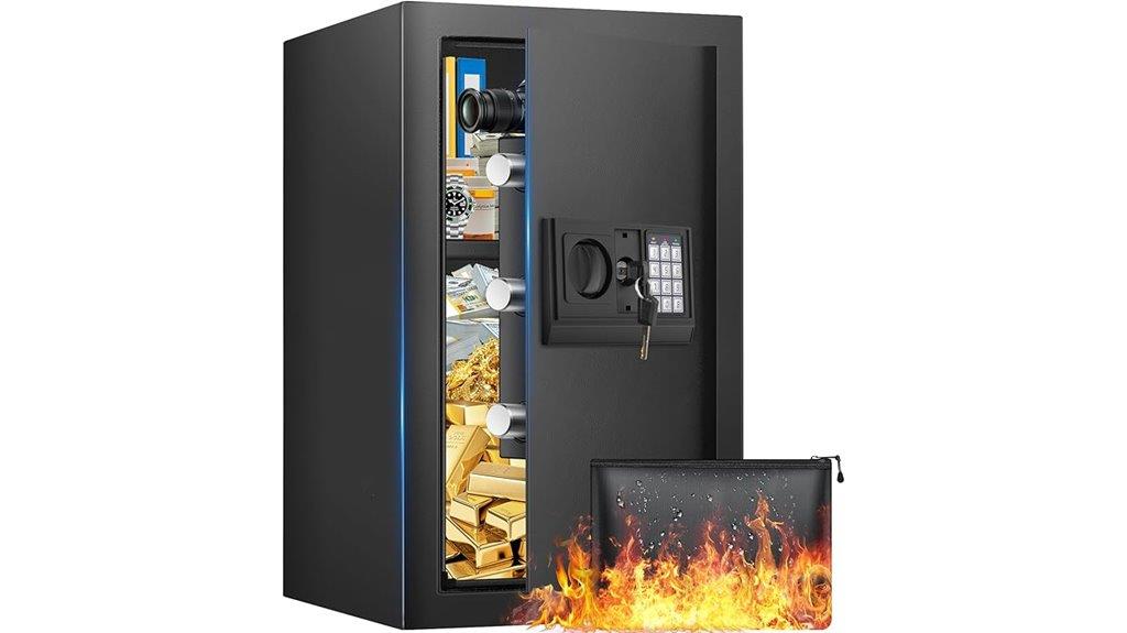 tall fireproof waterproof safe