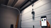 top garage door security