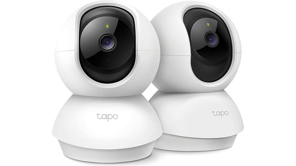 two pack 2k pan tilt cameras