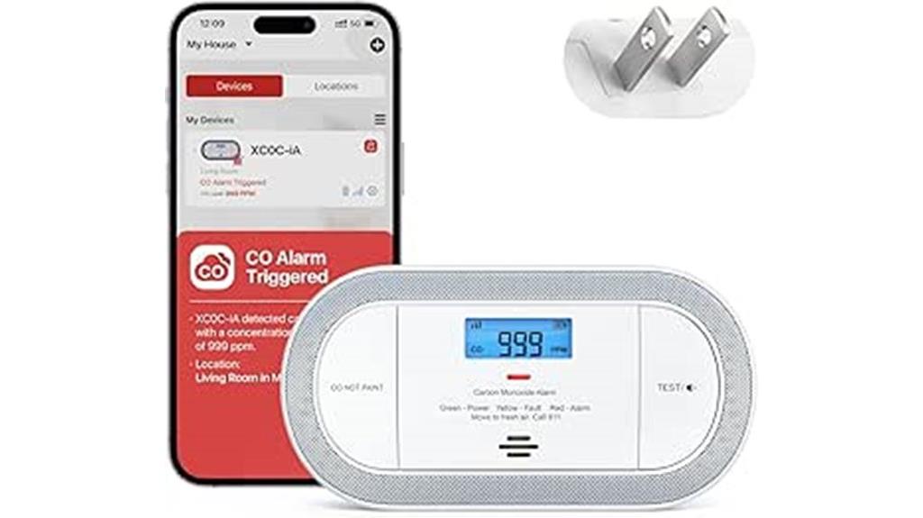 wi fi carbon monoxide alarm