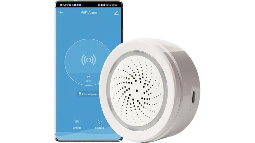 wi fi controlled siren alarm