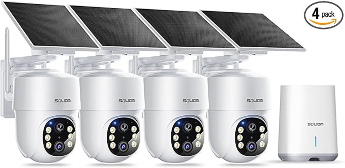 wireless solar outdoor security