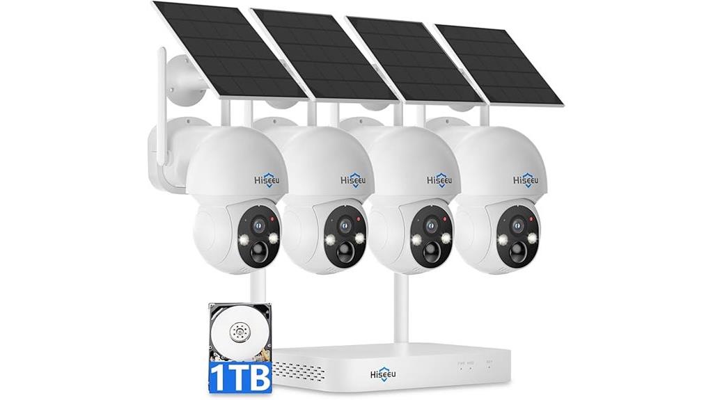 wireless solar outdoor security