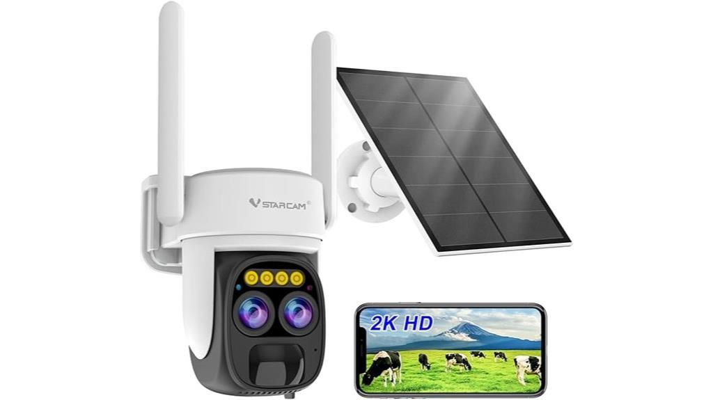 wireless solar outdoor security