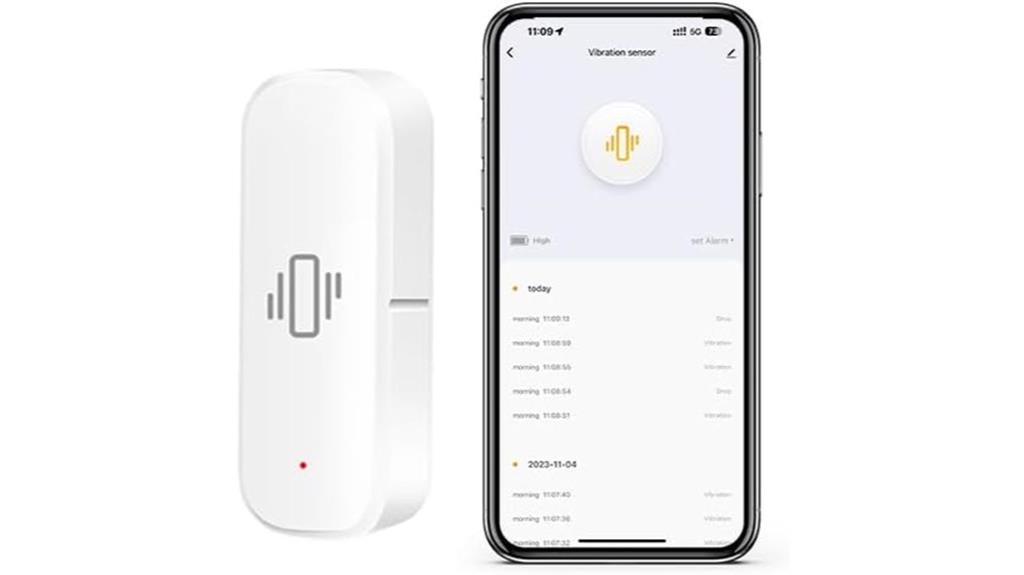 wireless vibration shock alarm