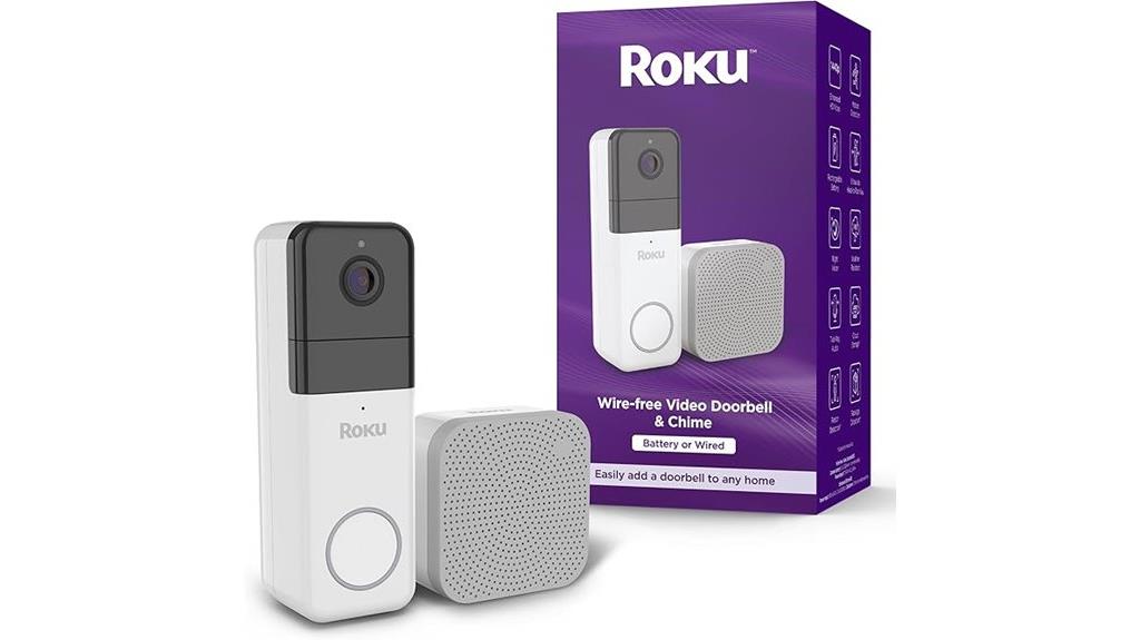 wireless video doorbell features