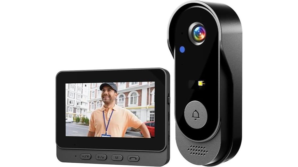wireless video doorbell features