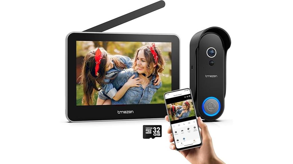 wireless video doorbell system