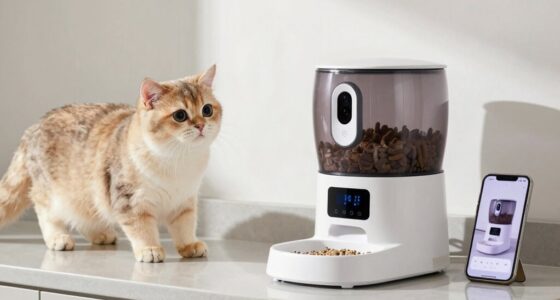 camera enabled pet feeders