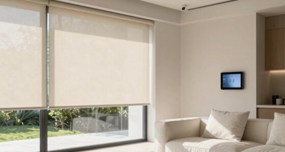 energy efficient automated window coverings