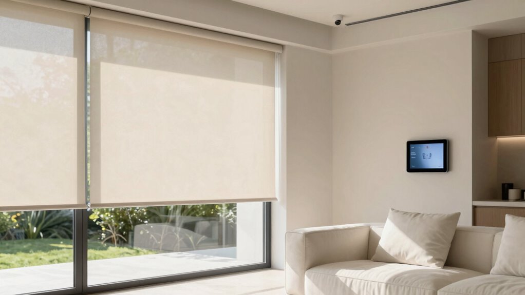 energy efficient automated window coverings