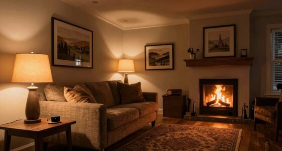 enhances ambiance and comfort
