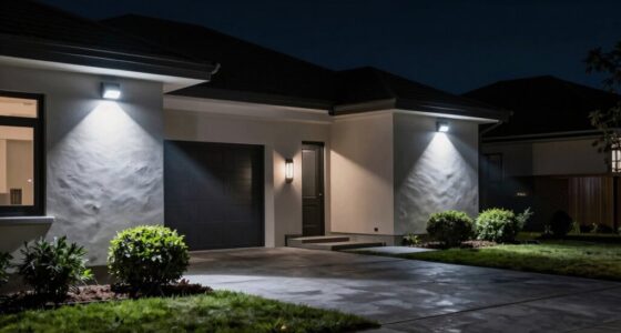 smart floodlights enhance security