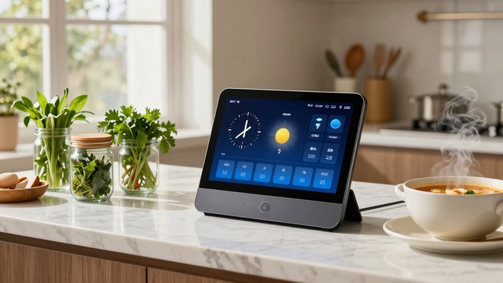 smart kitchen display functions
