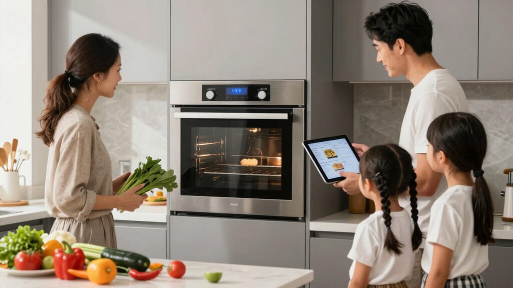 smart ovens streamline family cooking
