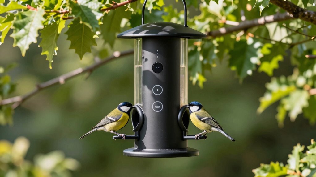 tech enhanced bird feeding
