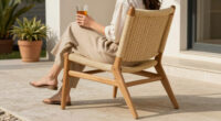 ALDI Just Dropped a Chic $50 Mid-Century Outdoor Chair That Looks Like Styles I’ve Seen for $300