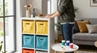 An IKEA KALLAX Got a $40 DIY Redo and Now It Looks Boutique