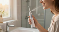 COSLUS 300ml Cordless Portable Rechargeable Water Dental Flosser $7