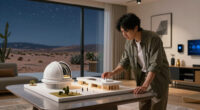 heatherwick studio plans otherworldly observatory for dark-sky tourism in saudi desert