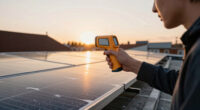 Solar module cooling tech based on perforated fins