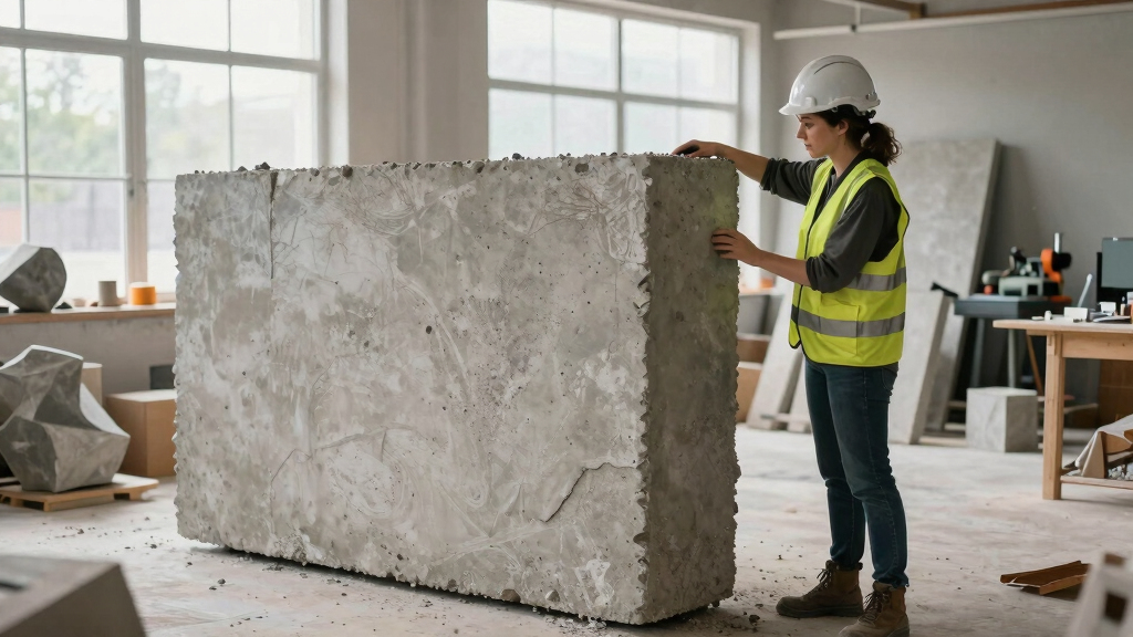 urbi et orbi upcycles industrial rubble into contemporary concrete monoliths