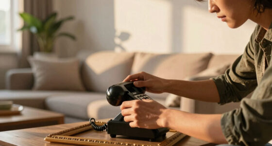 A Simple Gilded Frame Turned an Ugly Intercom into a Conversation Starter