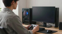 How I Created a Cleaner Gaming Setup by Hiding Lights in Plain Sight