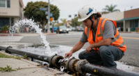 LADWP Crew Responds To Water Main Break In Hollywood - NBC Los Angeles
