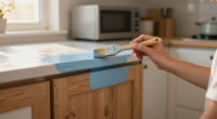 “Outdated” Oak Cabinets Got A Serene Blue Makeover For Under $2,000
