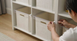 The $0 Storage-Doubling Trick To Try On Your Bookshelf