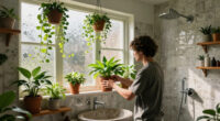 This DIYer Turned Their Ordinary Bathroom Into A Lush Secret Garden Paradise