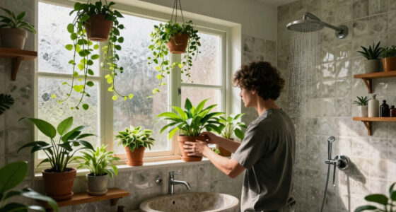 This DIYer Turned Their Ordinary Bathroom Into A Lush Secret Garden Paradise