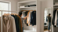A Couple Turned A Pass-Through Space Into The Most Functional Dressing Room