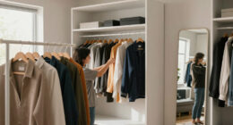 A Couple Turned A Pass-Through Space Into The Most Functional Dressing Room