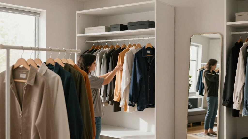 A Couple Turned A Pass-Through Space Into The Most Functional Dressing Room