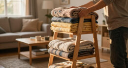 Aldi's Best-Selling Blanket Storage Ladder Is Finally Back