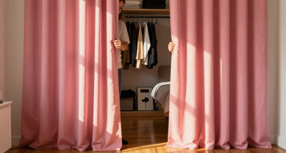 I Ditched My Closet Doors For $60 Pleated Curtains (See Why!)