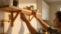 One Renter-Friendly DIY Made This Kitchen So Warm And Inviting For $150
