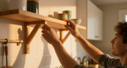 One Renter-Friendly DIY Made This Kitchen So Warm And Inviting For $150