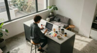 This 500-Square-Foot Studio Doubles As An Artist's Home And Workspace