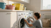 A Laundry Room Was An Eyesore Until IKEA Cabinets Gave It An Organized Redo