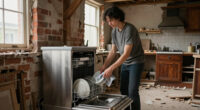 A Victorian Home's Entire Kitchen Was Demolished — Except For The Dishwasher
