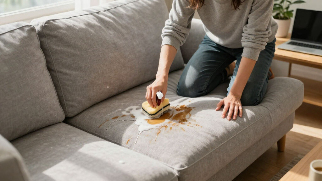 I Almost Gave Up On These Set-In Couch Stains — Until I Tried These Expert Tips