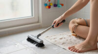 I Have A Leg Injury, And This Extendable Spin Scrubber Has Been A Lifesaver
