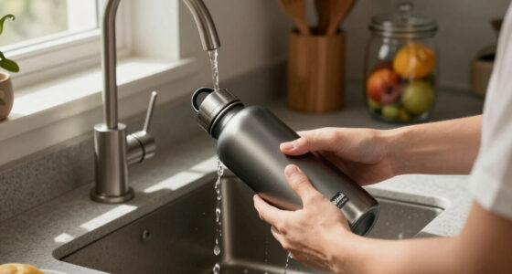 Owala FreeSip Stainless Steel Water Bottle 32 Oz Very, Very Dark
