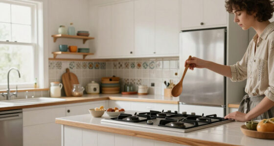This Kitchen Was Straight Out Of The '70S Until A Cozy All-White Redo